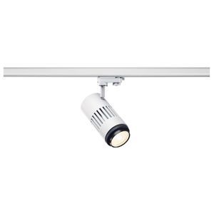 SLV BIG WHITE STRUCTEC, Zooming Lens zářivka na 3fázovou vysokonapěťovou napájecí kolejnici, LED, 3000K, bílá, 20-60°, vč. 3fázového